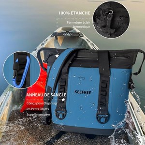 Sac isotherme imperméable outdoor - capacité 15l