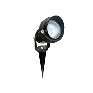 Spot piquet led extérieur noir 300 lumens blanc chaud