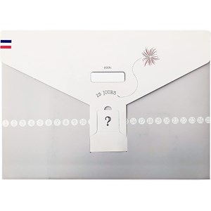 Pochette surprise couple sportif, calendrier 25 défis et calendrier perpétuel