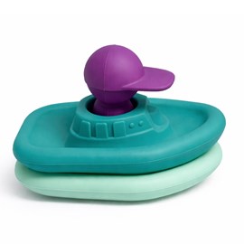 Set bateaux & capitaine, vert