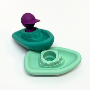 Set bateaux & capitaine, vert