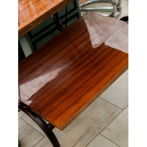 Desserte double plateau en bois n°246