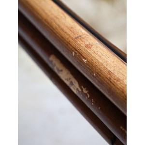 Paire de tables basses en rotin n°432