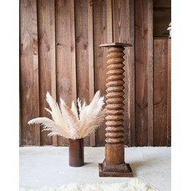 Hanna, la colonne en chêne sculpté n°794