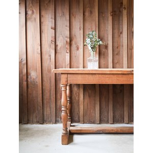 Grande table de ferme en chêne n°547