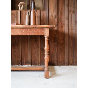 Grande table de ferme en chêne n°547