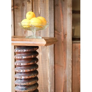 Hanna, la colonne en chêne sculpté n°795