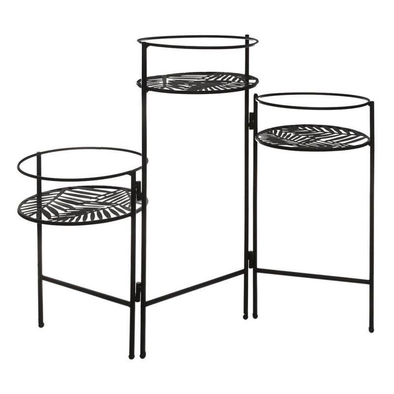 Lot de 3 portes plante en métal leaf noi