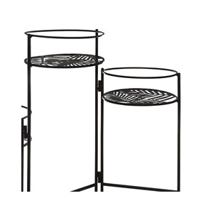 Lot de 3 portes plante en métal leaf noi