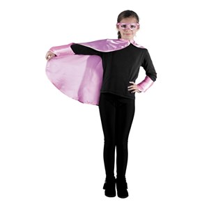 Set super heros enfant rose