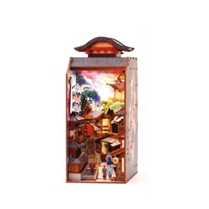 Maquette 3d en bois - sakura lane