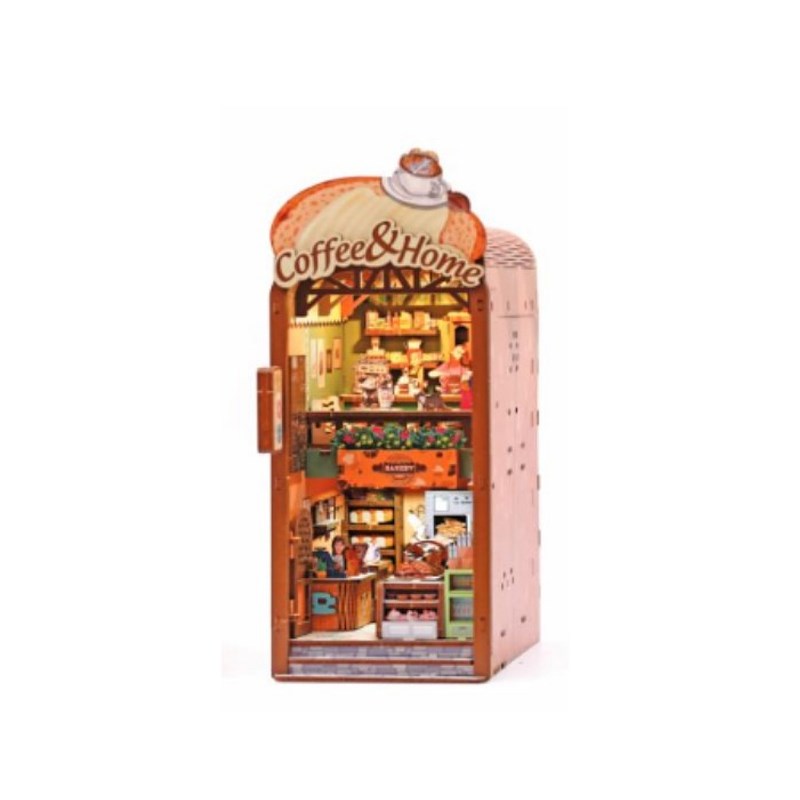 Maquette 3d en bois - cosy coffe 213 pcs