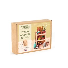 Coffret fimo miniatures - jardin