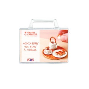 Malette fimo miniature - tea time