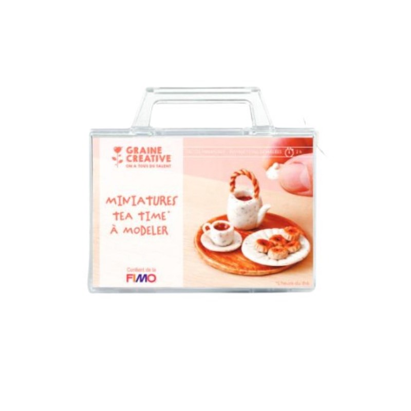 Malette fimo miniature - tea time