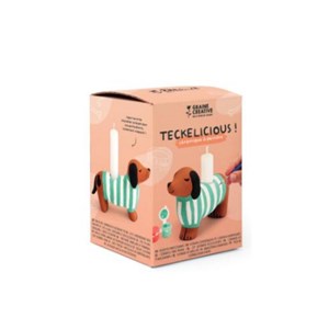 Kit ceramique a peindre - teckel