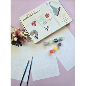Peinture aux numéros - dinosaures