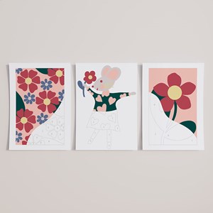 Peinture aux numéros – souricette