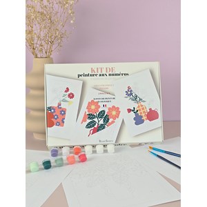 Peinture aux numéros – passion fleurs