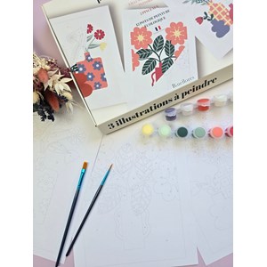 Peinture aux numéros – passion fleurs