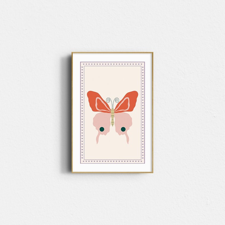 Affiche – papillon