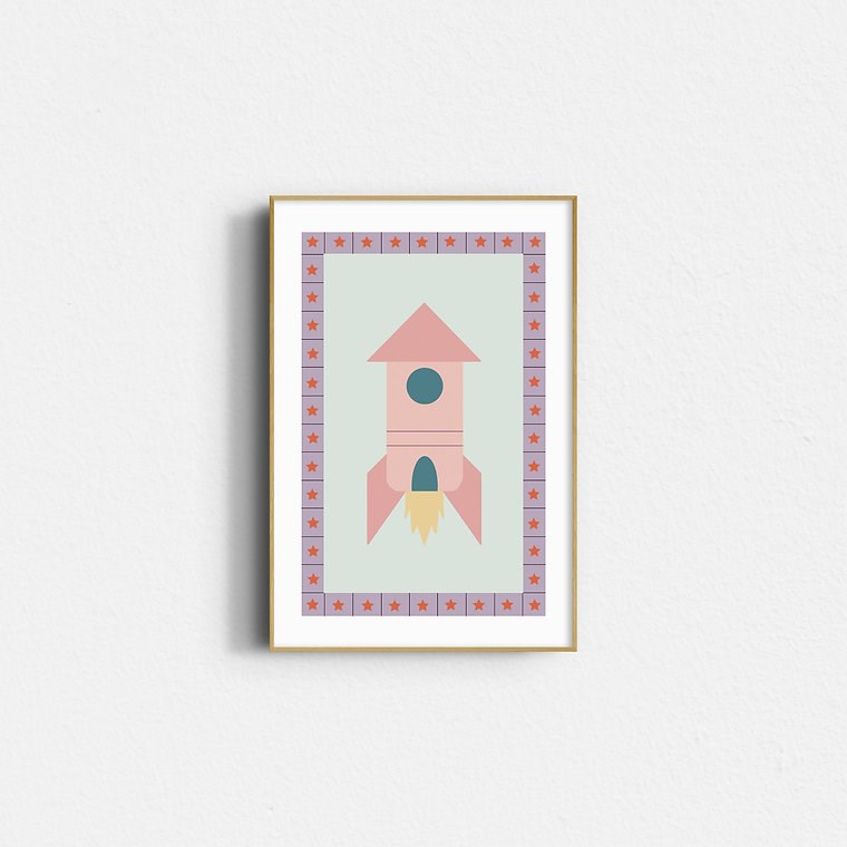 Affiche – ma jolie fusée