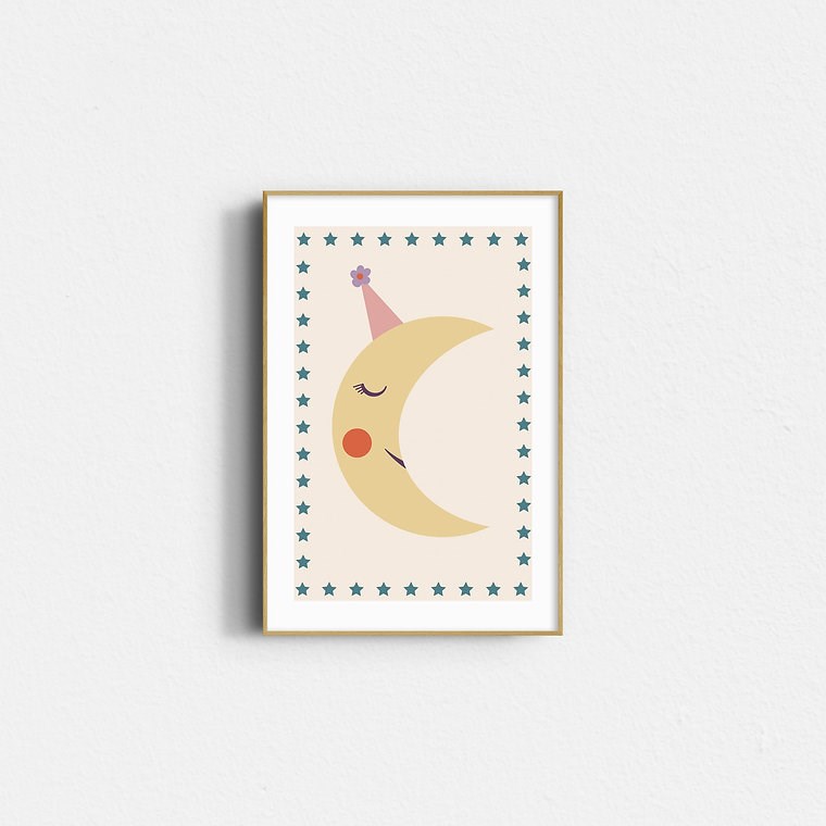 Affiche – au clair de lune