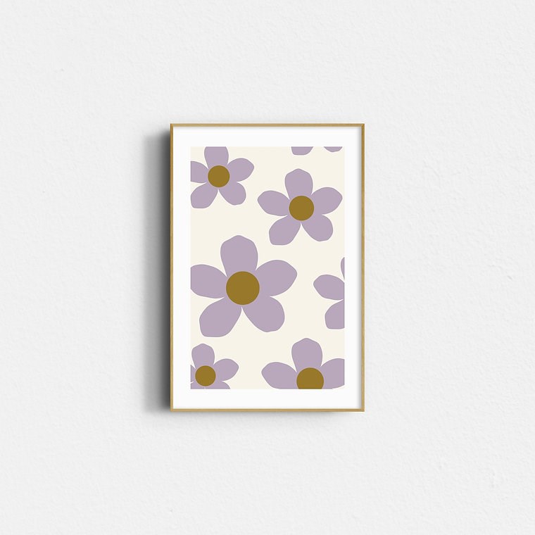 Affiche – motif fleuri