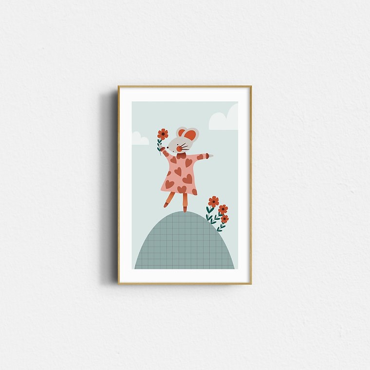 Affiche – souricette