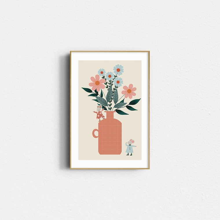 Affiche – jolies fleurs