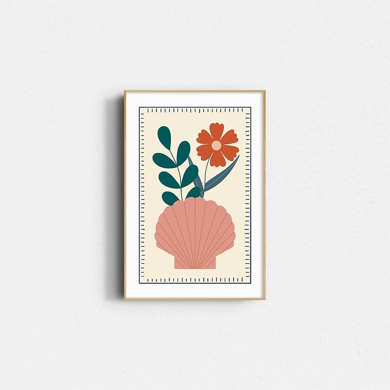 Affiche – coquillage