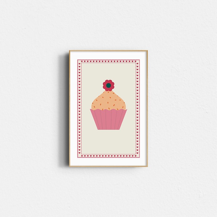 Affiche – cupcake