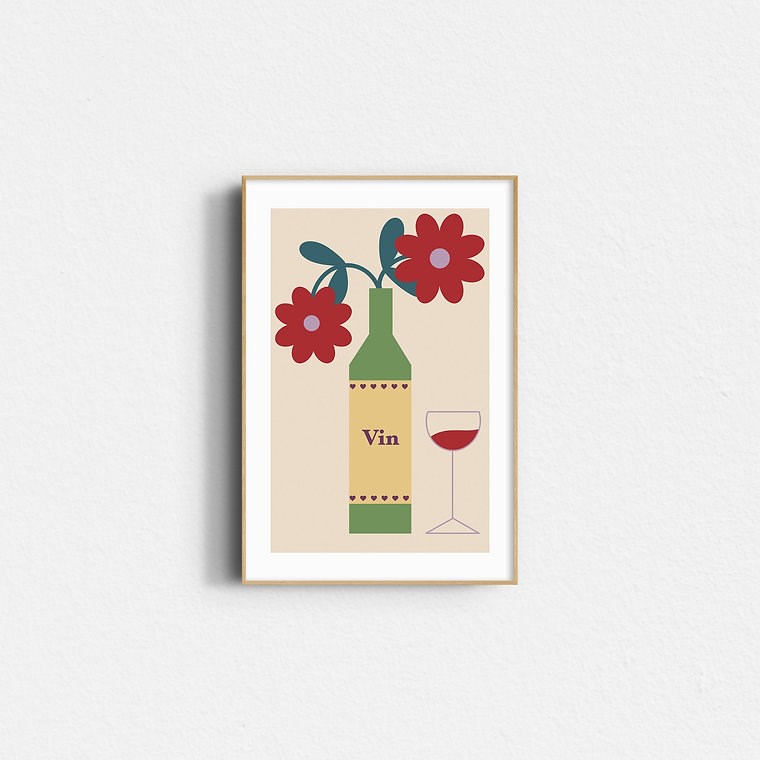 Affiche – viens boire un p’tit coup