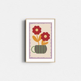 Affiche – ma jolie tasse fleurie