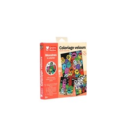 Coloriages velours monstres