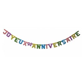 Guirlande joyeux anniversaire 2m