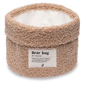 Panier de toilette boucle biscuit (14 x 18 cm)