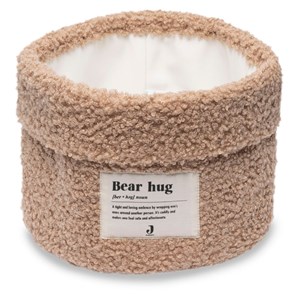 Panier de toilette boucle biscuit (14 x 18 cm)