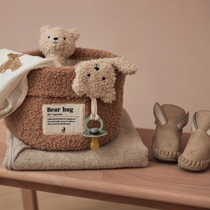 Panier de toilette boucle biscuit (14 x 18 cm)