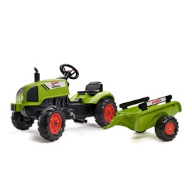 Tracteur enfant claas arion 410 avec remorque 2 à 5 ans - falk