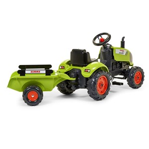 Tracteur enfant claas arion 410 avec remorque 2 à 5 ans - falk