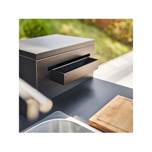 Bac de rangement pour cuisine extérieure comptoir bar - forge adour