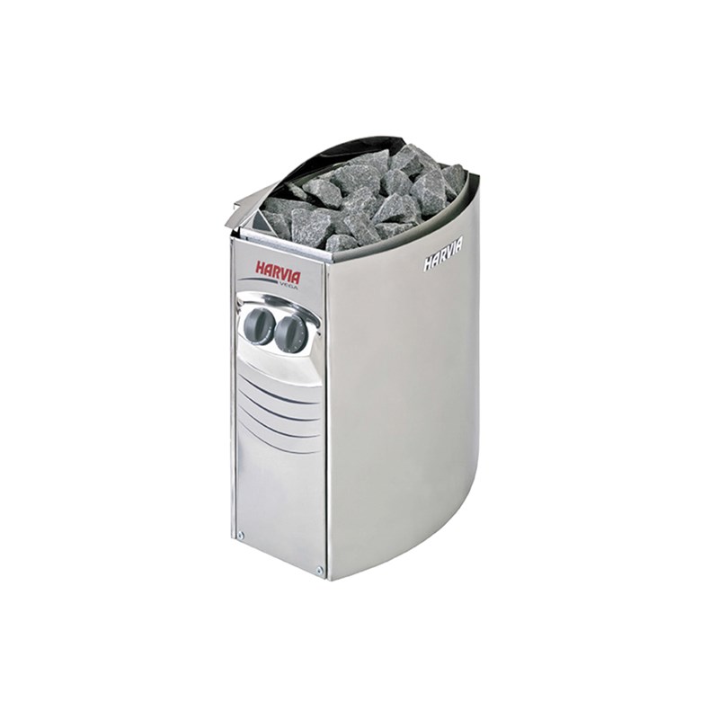 Poêle électrique 4,5 kw vega pour sauna traditionnel - harvia