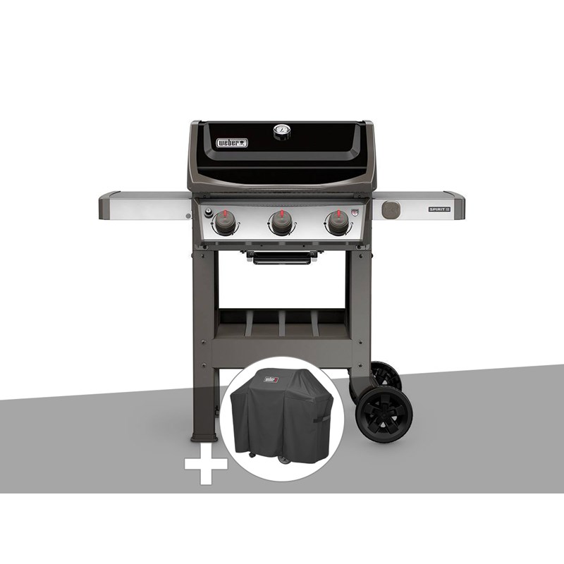 Weber - Barbecue gaz weber spirit ii e-310 + plancha + housse