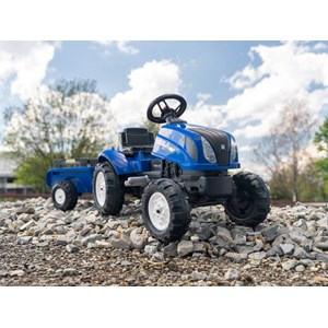 Tracteur enfant new holland avec remorque 2 à 5 ans - falk