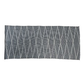 Tapis d'extérieur rectangle 200 x 90 cm motif losanges - jardideco
