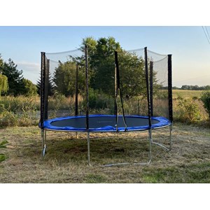 Trampoline atlas ø 2,44 m bleu - jardideco