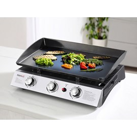 Plancha gaz prato 3 brûleurs - jardideco