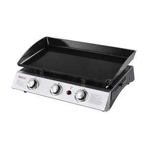 Plancha gaz prato 3 brûleurs - jardideco