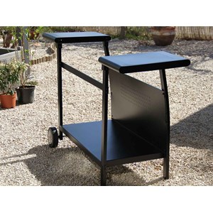 Chariot plancha gaz prato 3 brûleurs - jardideco